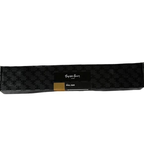 NWOT - BUSTER & PUNCH Brass Pull Bar in Cross Knurl Pattern, size Large - Picture 8 of 10